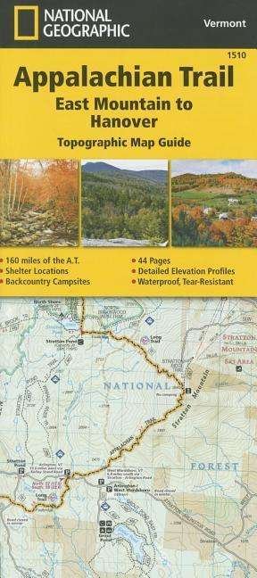 Appalachian Trail, East Mountain To Hanover, Vermont: Trails Illustrated - National Geographic Maps - Bøger - National Geographic Maps - 9781597756471 - 2022