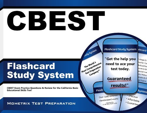 Cover for Cbest Exam Secrets Test Prep Team · Cbest Flashcard Study System: Cbest Exam Practice Questions &amp; Review for the California Basic Educational Skills Test (Cards) (Paperback Book) [Flc Crds edition] (2023)