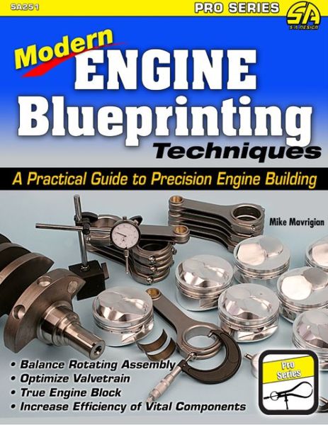 Cover for Mike Mavrigian · Engine Blueprinting Techniques: the Modern Guide to Precision Engine Building - Pro Series (Paperback Book) (2013)