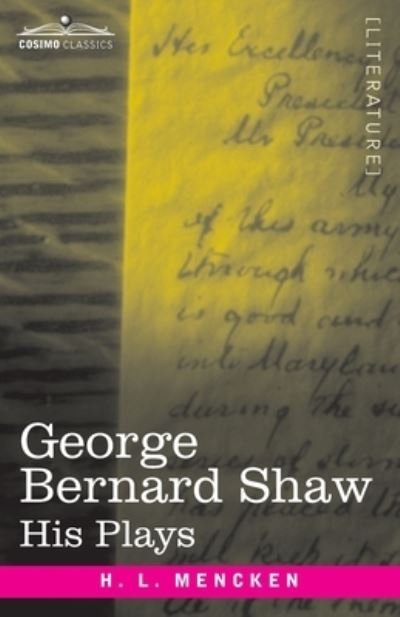 Cover for Professor H L Mencken · George Bernard Shaw (Paperback Book) (2020)