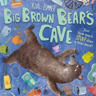 Cover for Yuval Zommer · Big Brown Bear's Cave (Inbunden Bok) (2017)