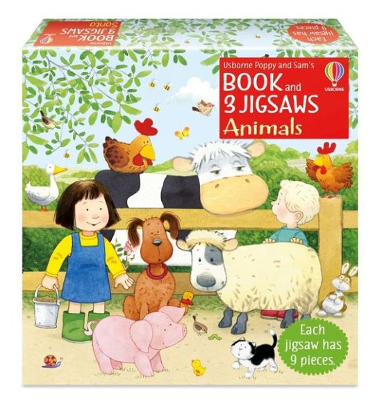 Cover for Heather Amery · Poppy and Sam's Book and 3 Jigsaws: Animals - Farmyard Tales Poppy and Sam (Paperback Book) (2022)