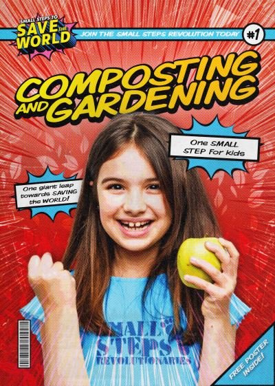 Cover for Robin Twiddy · Composting and Gardening - Small Steps To Save The World (Hardcover Book) (2021)