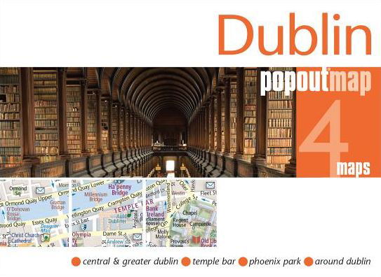 Cover for Popout Map · Dublin PopOut Map - PopOut Maps (Map) (2017)