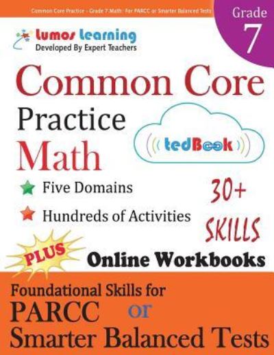 Cover for Lumos Learning · Common Core Practice - Grade 7 Math (Paperback Book) (2015)