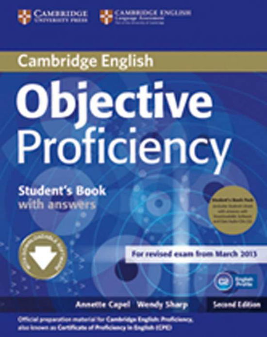 Cover for Annette Capel, Wendy Sharp, Leo Jones · Objective Proficiency.2nd. Stud.+ (Book)