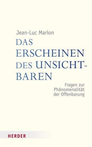 Cover for Marion · Das Erscheinen des Unsichtbaren (Bok) (2018)