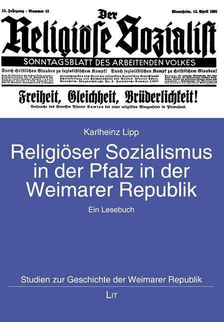 Cover for Lipp · Religiöser Sozialismus in der Pfal (Buch)