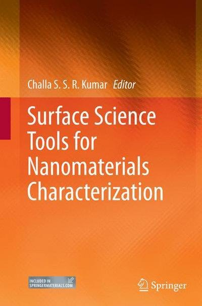 Cover for Kumar · Surface Science Tools for Nanomaterials Characterization (Paperback Bog) [Softcover reprint of the original 1st ed. 2015 edition] (2016)