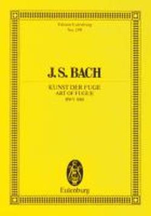 Art of Fugue Bwv 1080 - Johann Sebasti Bach - Książki - SCHOTT & CO - 9783795767471 - 1 czerwca 1983