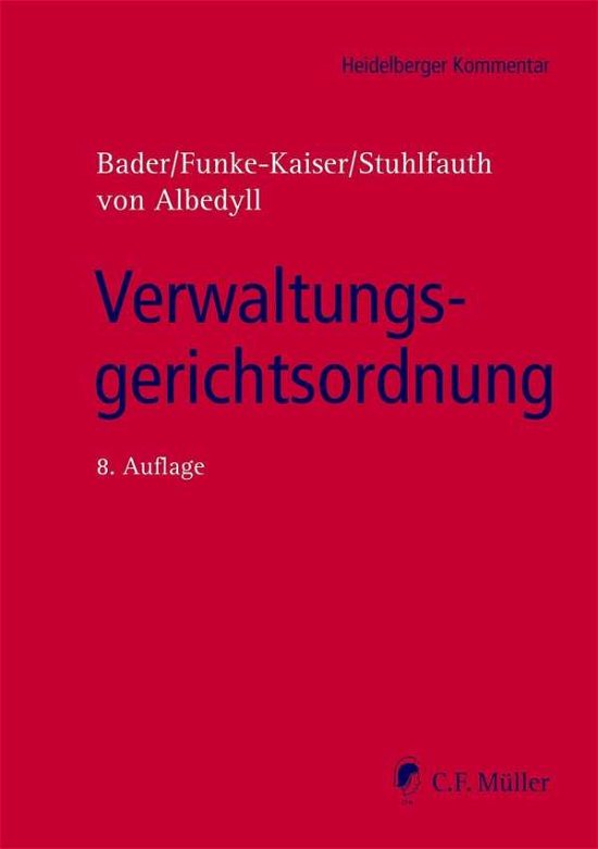 Cover for Bader · Verwaltungsgerichtsordnung (N/A)