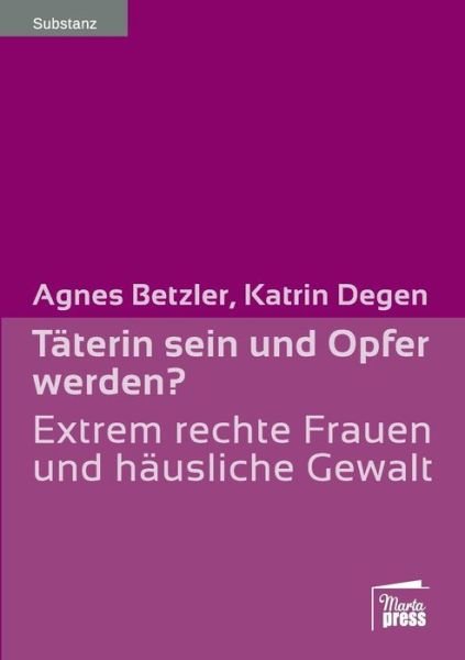 Cover for Agnes Betzler · T Terin Sein Und Opfer Werden? (Pocketbok) (2016)