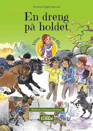 Cover for Christina Holgård Sørensen · Ditte og Diva: En dreng på holdet (Inbunden Bok) [1:a utgåva] (2021)