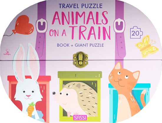 Cover for Ester Tome · Animals on a Train - Travel Puzzle (Hardcover Book) (2019)