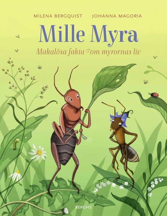 Cover for Milena Bergquist · Mille Myra : makalösa fakta om myrornas liv (Hardcover Book) (2024)