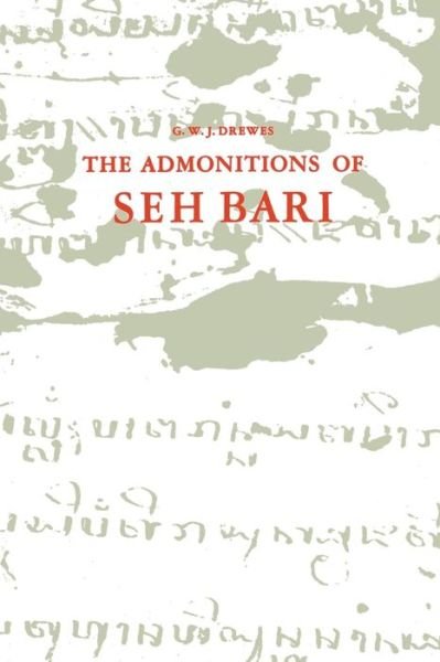Cover for Pangerang Bonan · The Admonitions of Seh Bari: A 16th century Javanese Muslim text attributed to the Saint of Bonan - Bibliotheca Indonesica (Paperback Bog) (1969)