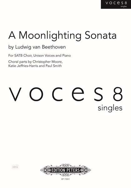 Cover for Ludwig Va Beethoven · Moonlighting Sonata Mixed Voice Choir &amp; - Voces8 Singles Series (Paperback Book) (2020)