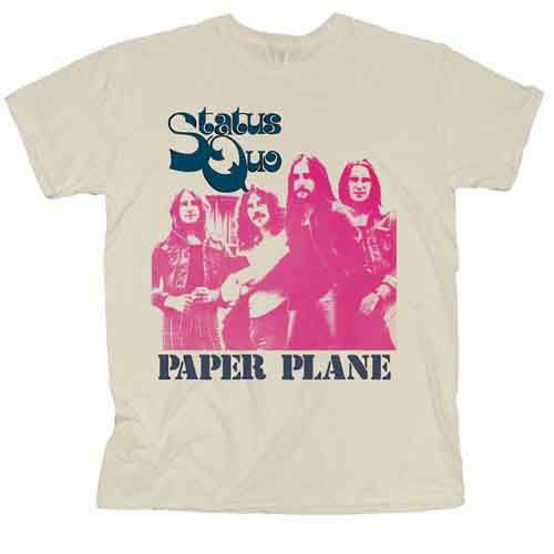 Cover for Status Quo · Status Quo Unisex T-Shirt: Paper Plane (T-shirt)