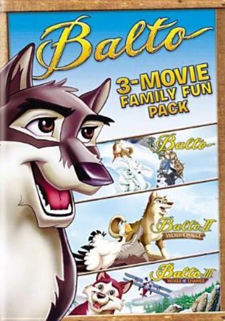 Cover for Balto 3-movie Family Fun Pack (DVD) (2016)