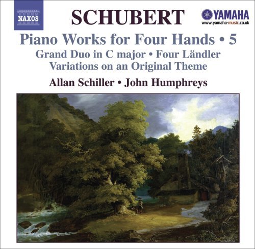 Piano Works for Four Hands 5 - Schubert / Schiller / Humphreys - Musikk - NAXOS - 0747313035472 - 29. januar 2008