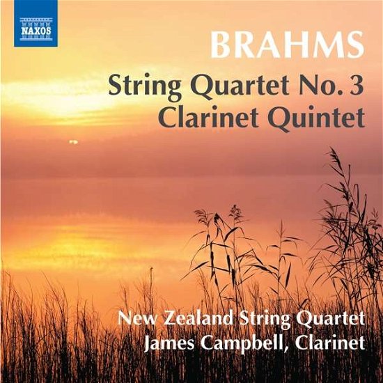 Johannes Brahms: String Quartet No 3 Clarinet - Brahms / New Zealand String Quartet / Campbell - Musik - NAXOS - 0747313345472 - 14. april 2017