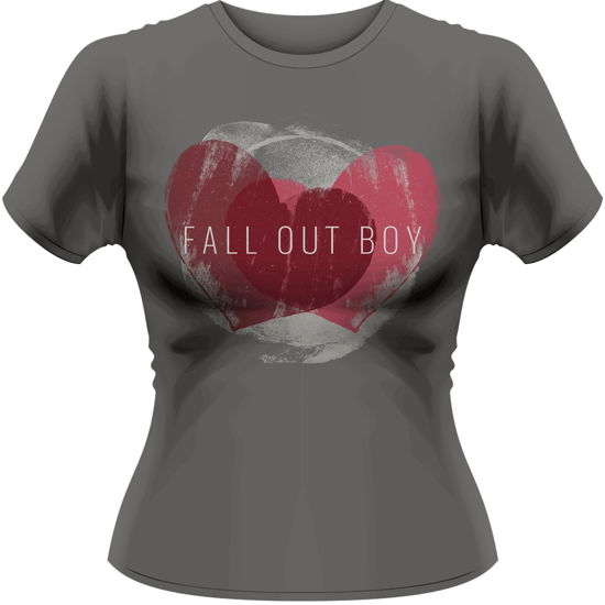 Weathered Hearts Girlie / Grey - Fall out Boy - Merchandise - PHDM - 0803341475472 - 23. april 2015