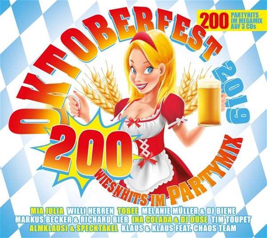Cover for Oktoberfest 2019 · Oktoberfest 2019 - 200 Wiesnhits Im Partymix (CD) (2019)
