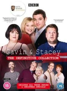 Cover for Gavin &amp; Stacey the Definitive · Gavin And Stacey Series 1 to 3 Plus 2008/2019 Xmas Specials (DVD) (2020)