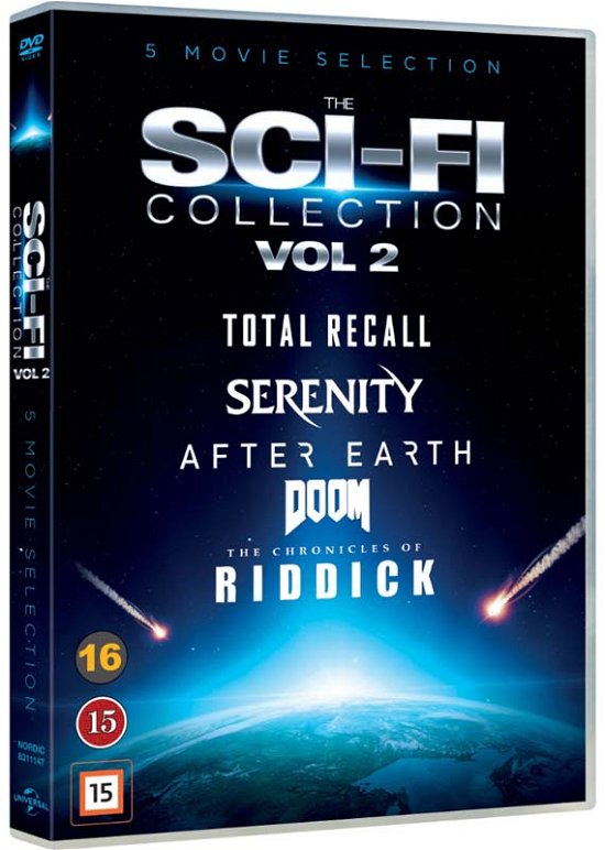 Cover for The Sci-fi Collection Vol. 2 · Total Recall / Serenity / After Earth / Doom / The Chronicles Of Riddick (DVD) (2017)