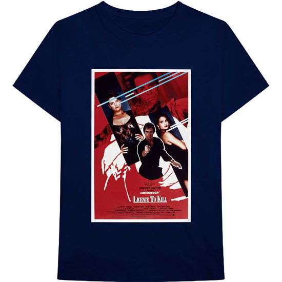 James Bond 007 Unisex T-Shirt: Licence To Kill Poster - James Bond 007 - Koopwaar -  - 5056561010472 - 