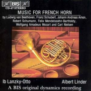 Music for French Horn - Beethoven / Schubert / Mozart / Linder / Otto - Musique - BIS - 7318590000472 - 28 mars 1995