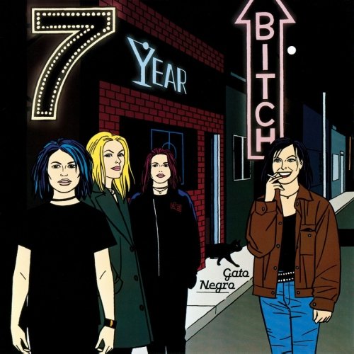 Cover for Seven Year Bitch · Gato Negro (LP) [Coloured edition] (2019)