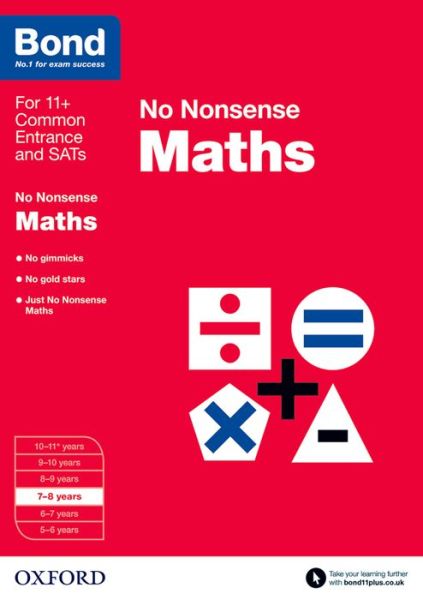 Cover for Sarah Lindsay · Bond: Maths: No Nonsense: 7-8 years - Bond (Pocketbok) (2015)