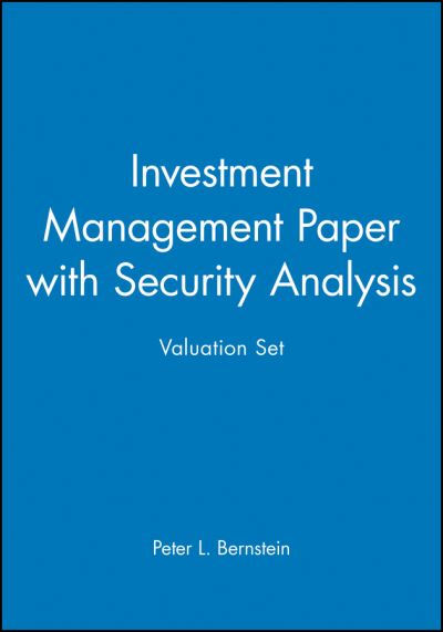 Cover for PL Bernstein · Investment Management Paper with Security Analysis Valuation Set (Taschenbuch) (2001)