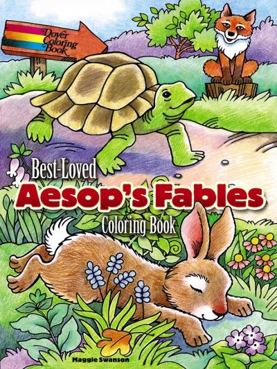 Cover for Maggie Swanson · Best-Loved Aesop's Fables Coloring Book (Paperback Book) [First Edition, First edition] (2015)