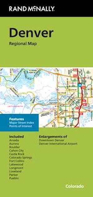 Cover for Rand McNally · Rand McNally Folded Map: Denver Regional Map (Kort) (2024)