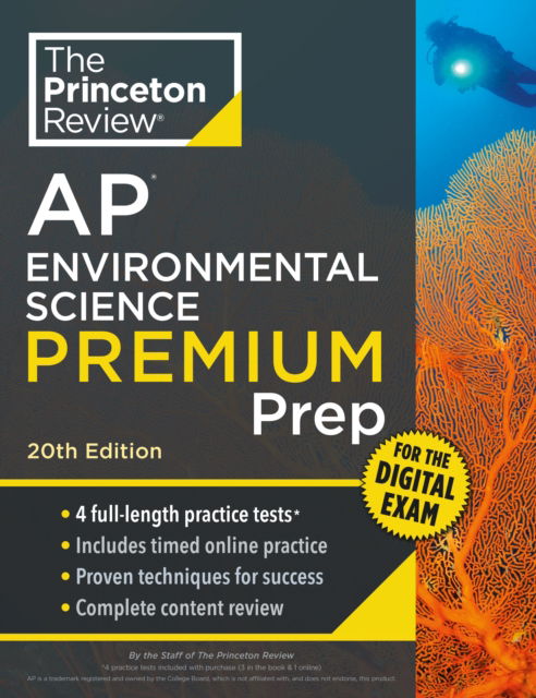 Princeton Review AP Environmental Science Premium Prep, 20th Edition: 4 Practice Tests + Digital Practice Online + Content Review - Princeton Review - Livros - Random House USA Inc - 9780593518472 - 5 de agosto de 2025