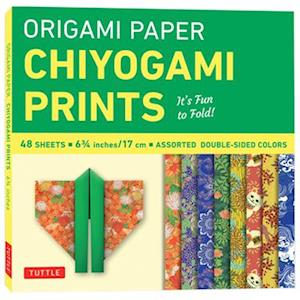 Cover for Origami Paper 48 Sheet Chiyogami Prints 6 3/4&quot; (17 cm): Tuttle Origami Paper: Double-Sided Origami Sheets Printed with 8 Different Patterns (Instructions for 6 Projects Included) - Tuttle Specials (Papirvare) (2025)