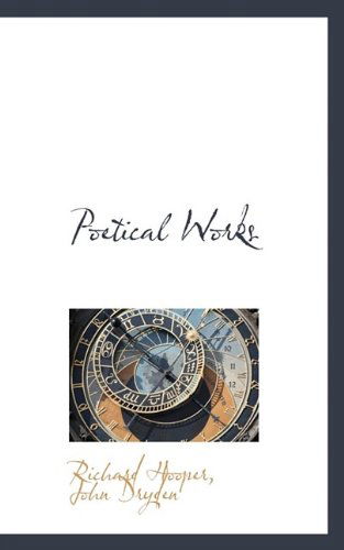 Cover for Richard Hooper · Poetical Works (Paperback Book) (2009)