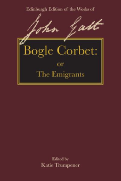 Cover for Galt  John · Bogle Corbet (Paperback Book) (2025)