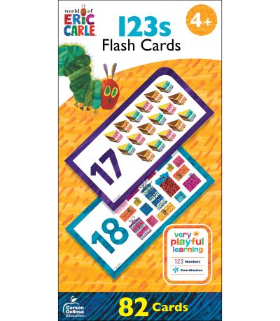 Cover for Carson Dellosa Education · World of Eric Carle (tm) 123s Flash Cards (Cards) (2019)