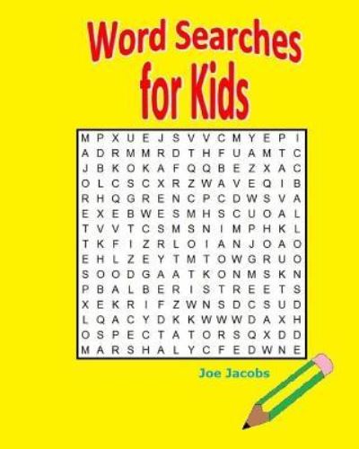 Cover for Joe Jacobs · Word Searches for Kids (Paperback Book) (2016)