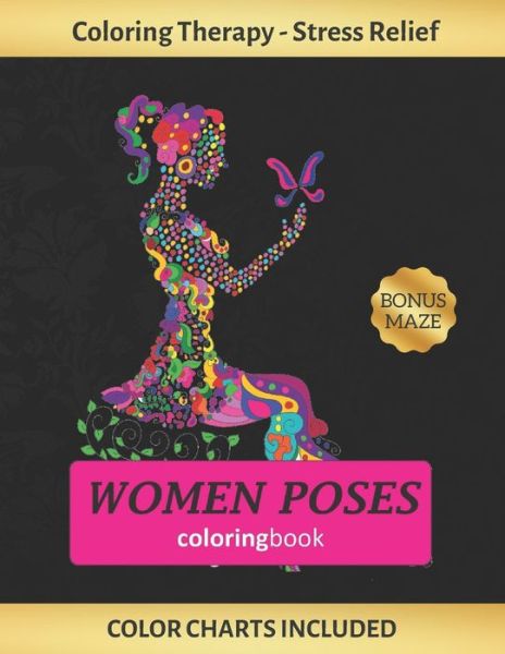 Cover for Inspired Colors · Women Poses Coloring Book (Paperback Book) (2019)