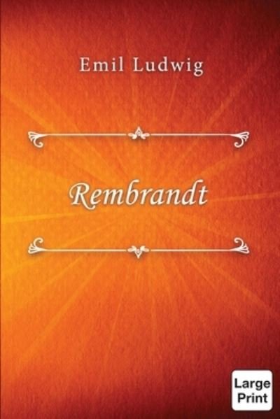 Cover for Emil Ludwig · Rembrandt (Pocketbok) (2020)