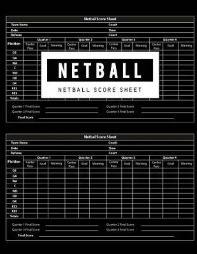 Cover for BG Publishing · Netball Score Sheet (Taschenbuch) (2018)