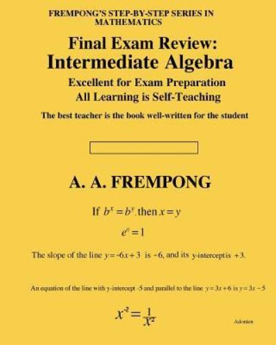 Cover for A a Frempong · Final Exam Review (Pocketbok) (2017)