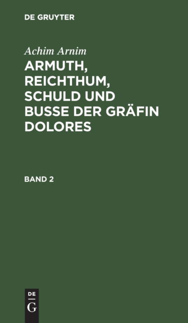 Cover for Achim Arnim (N/A) (1901)
