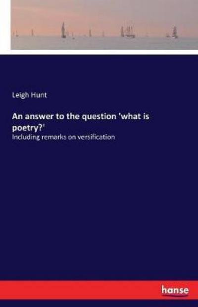 Cover for Hunt · An answer to the question 'what is (Bog) (2017)