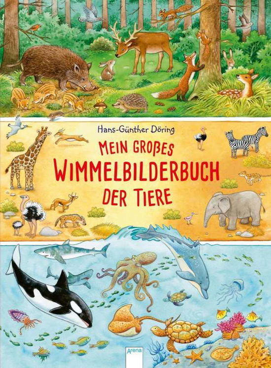 Cover for Döring · Mein großes Wimmelbilderbuch der Tiere (Toys)