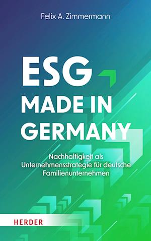 Cover for Felix A. Zimmermann · ESG - Made in Germany (Book) (2023)